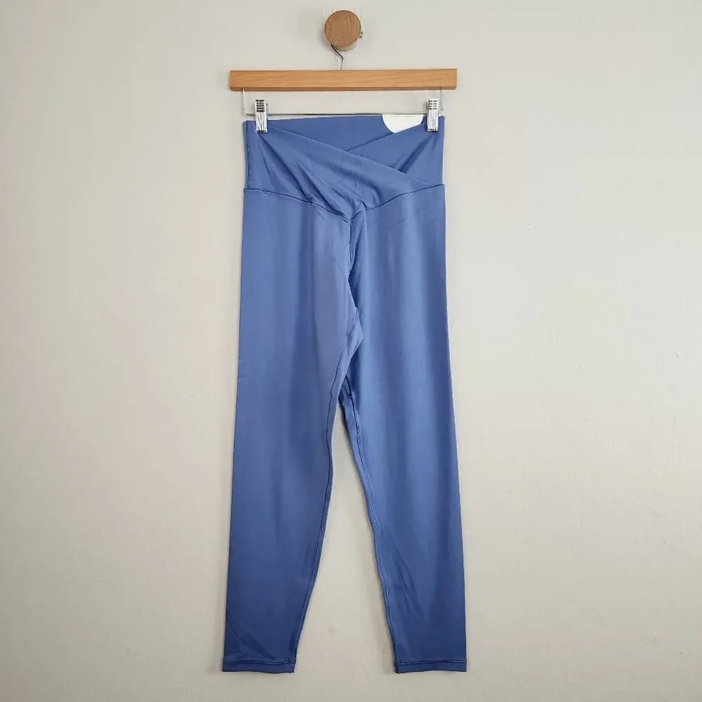 NWT Aerie Offline Real Me Crossover 7/8 Legging - Marbled Blue - Size Large - Picture 5 of 12